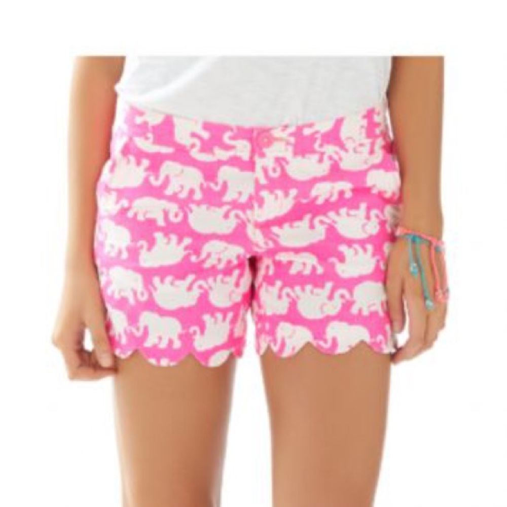 Lilly Pulitzer Tusk In Sun Pink Shorts size 2